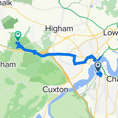 7 St Margaret's St, Rochester to Shorne, Gravesend