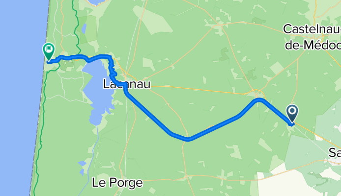 2B Route d'Issac, Salaunes à 17 Avenue de l'Europe, Lacanau