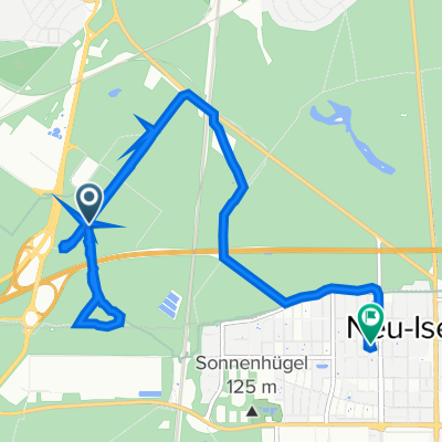 Otto-Fleck-Schneise, Frankfurt am Main nach Schillerstraße 44, Neu-Isenburg