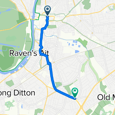 154-156 Clarence St, Kingston Upon Thames to 401 Ewell Road, Surbiton