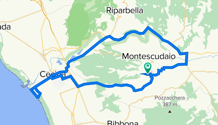 Via dei Mulini 111, Guardistallo to Via dei Mulini 111, Guardistallo