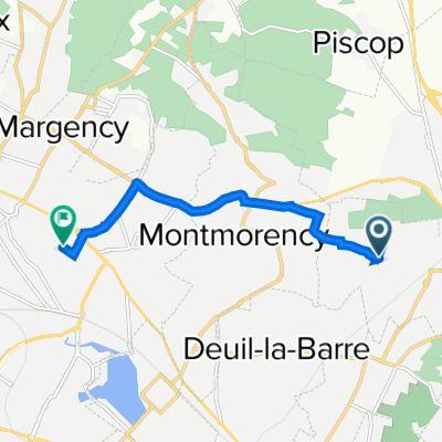 De Mairie Gambetta, Groslay à Avenue du Muguet 29, Soisy-sous-Montmorency