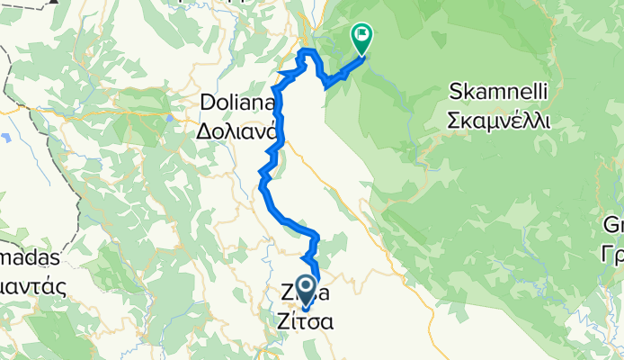 Κληματιά - Βασιλοπούλο, Zitsa to Αρίστη - Βίκος, Vikos