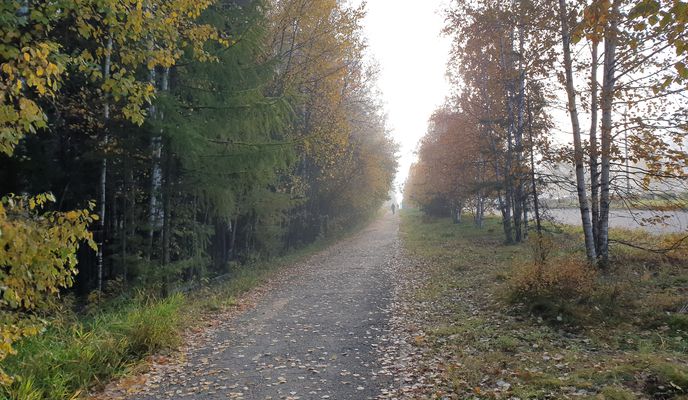 Foto 2 der Bikemap-Route "Ulitsa Mechtateley 1, Ust-Ilimsk to Promyshlennoye Shosse, Ust-Ilimsk"