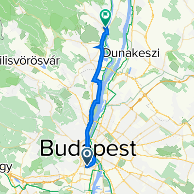 Bartók Béla út 77., Budapest to Fő tér 1., Szentendre