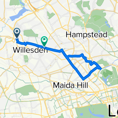 Neasden Lane, London to 199 Chatsworth Road, London