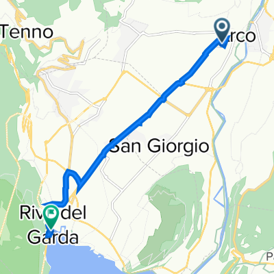 Via Roma 10, Arco nach Piazza Catena 22, Riva del Garda