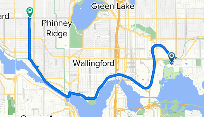 4205 Mary Gates Memorial Dr NE, Seattle to 861 NW 65th St, Seattle