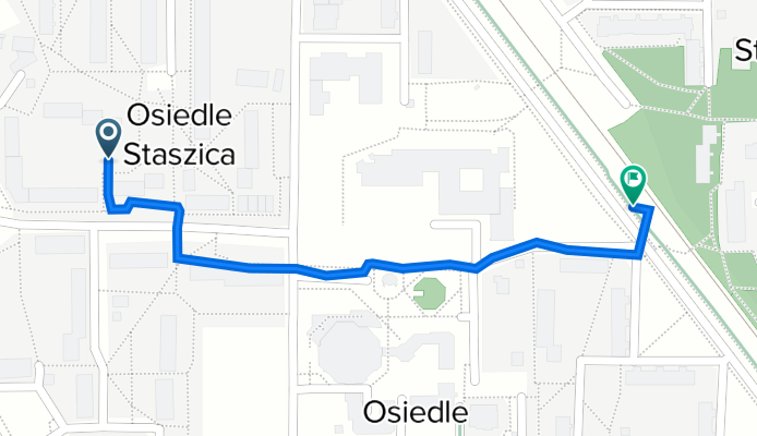 Jasna 6, Pruszków do Plantowa 12, Pruszków