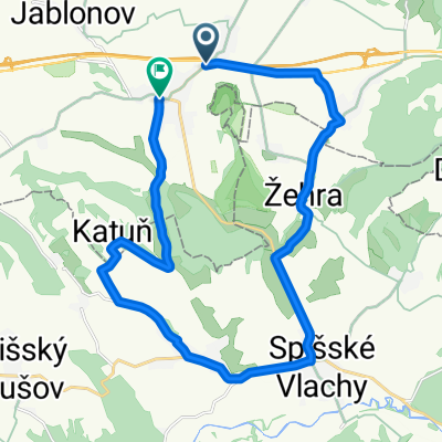 Sp.Podhradie, GranÄŤ , Zehra , Sp.Vlachy, Bystrany , Katun , Sp. Podhardie