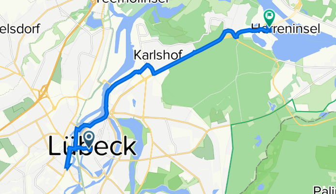 Leichte Fahrt
