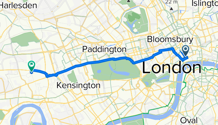 King’s Chambers to Coningham Road 135b