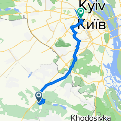 Садова вулиця, Віта-Поштова to Саксаганського вулиця, 139, Київ