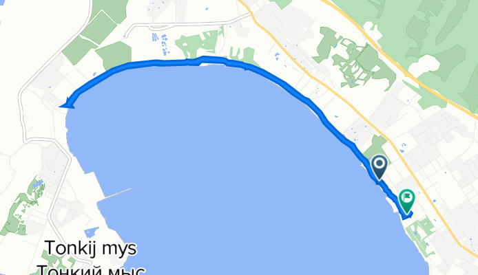 Лермонтовский бульвар, 3, Геленджик до улица Мира, 38Д,