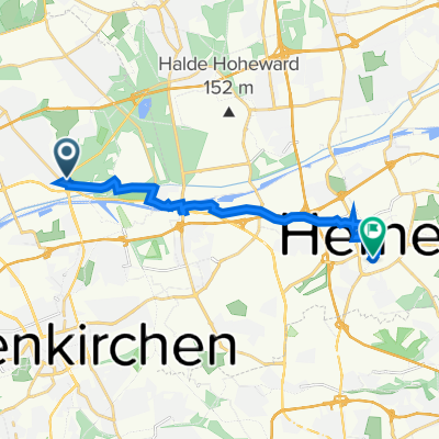 Forsthauswinkel 14, Gelsenkirchen nach Bochumer Straße 41, Herne