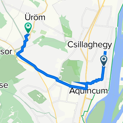 Zaránd utca 35., Budapest to Bem utca 4., Rókahegy