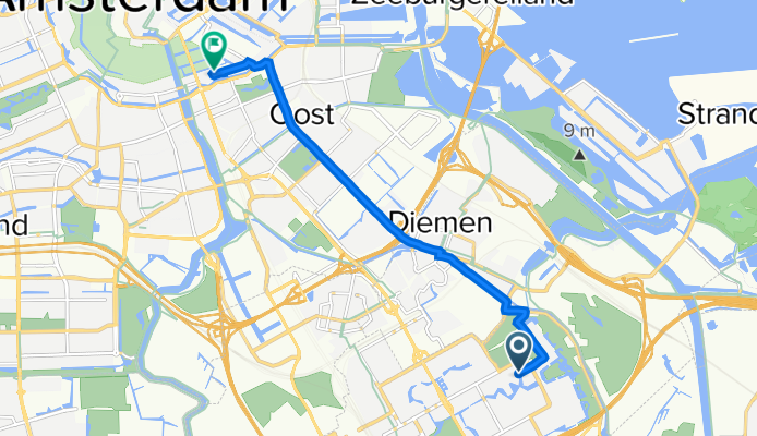 52.322° N 4.978° W to 52.362° N 4.911° W