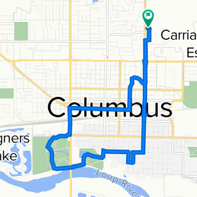 2974 17th Ave, Columbus to 2968 17th Ave, Columbus