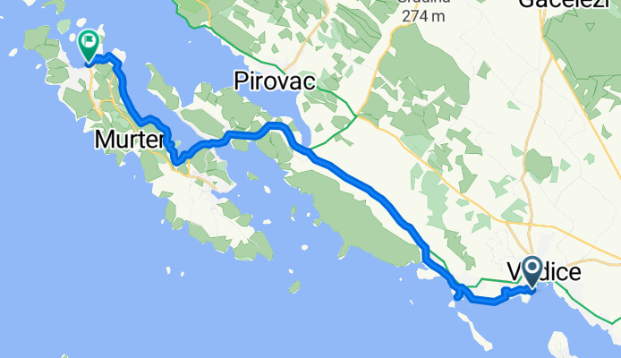 B&B Mittel - Vodice nach Murter