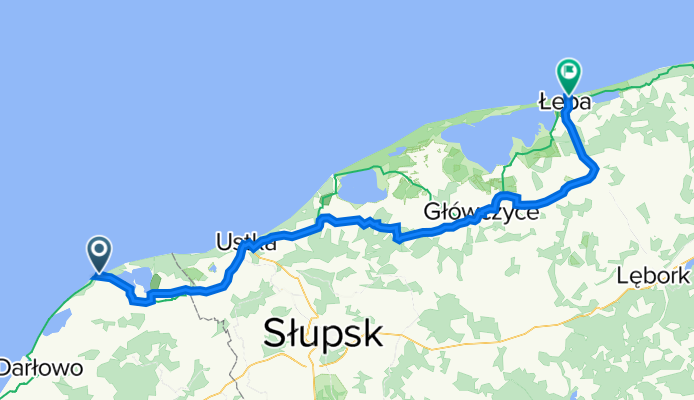 Rybacka 3a, JarosÅawiec to Nadmorska 10, Åeba