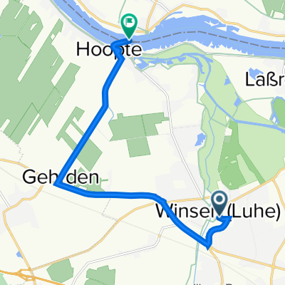 Winsen, Rathaus, Winsen (Luhe) nach Hoopter Elbdeich 13, Winsen (Luhe)