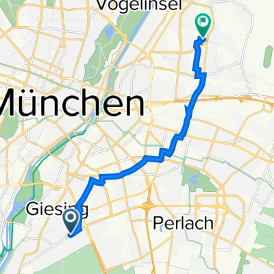 Naupliastraße 18–32, München nach Meistersingerstraße 144, München