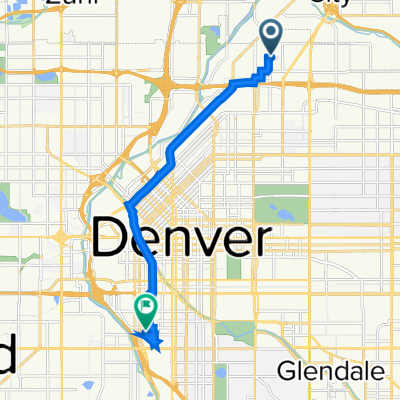 Fillmore Street 5001, Denver to South Galapago Street 72, Denver