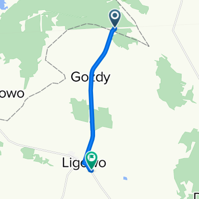 Gozdy do Strażacka 5A, Ligowo