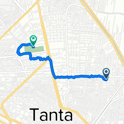 Riad Basha, Tanta Qism 2 to شارع نادى المعلمين، 10, Tanta Qism 2