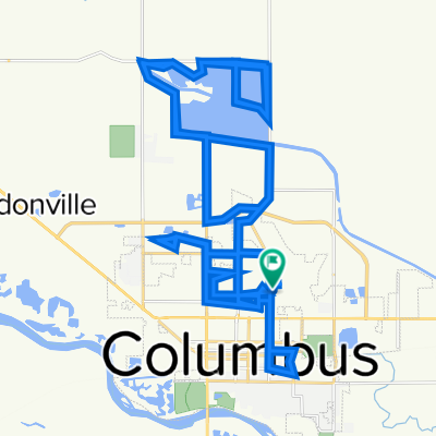 2974 17th Ave, Columbus to 2968 17th Ave, Columbus