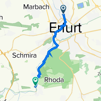 Magdeburger Allee 59, Erfurt nach Möbisburger Weg 5, Erfurt