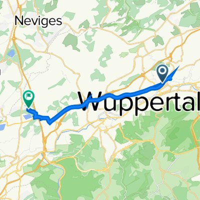 Dr-Werner-Jackstädt-Weg, Wuppertal nach Zum Großen Busch 18, Wuppertal