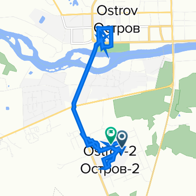 Авиационная улица, 13, Остров до улица Апакидзе, 6, Остров
