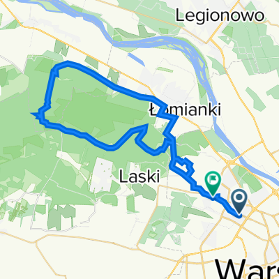 Władysława Broniewskiego 61, Warszawa do Josepha Conrada 32A, Warszawa