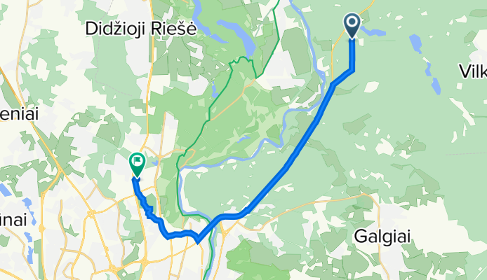 Antavilių gatvė 11A, Vilnius to Avižų gatvė 1, Vilnius