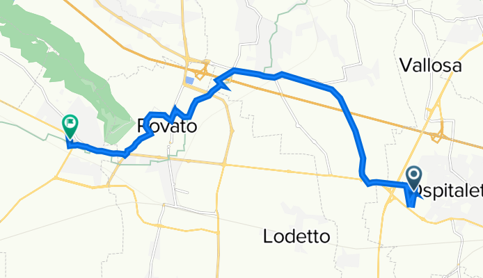 Ospitaletto nach Via Achille Grandi 2, Coccaglio