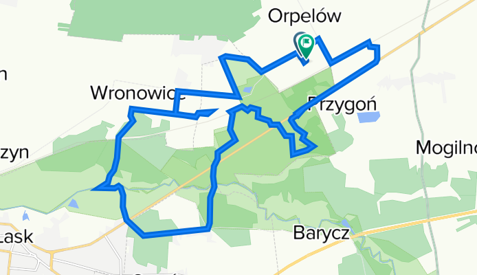 Orpelów-Numerki 8, Dobroń do Orpelów-Numerki 7, Dobroń