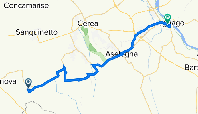 Via Casetta 8–12, Gazzo Veronese a Via XX Settembre 19, Legnago