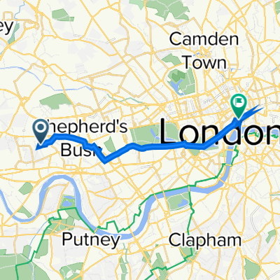 104 Aylmer Road, London to 81 Aldwych, London