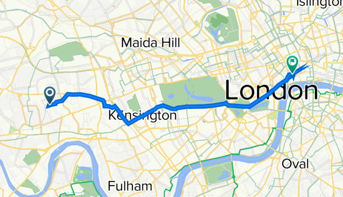 104 Aylmer Road, London to 81 Aldwych, London