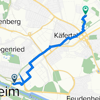 Hochgeschwindigkeitsroute in