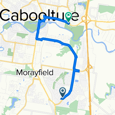 1 Parer Cr, Morayfield to 107 Lower King St, Caboolture