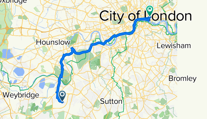 3 Common Road, Esher to 50 St Mary Axe, London