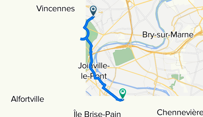 52 Rue du Commandant Jean Duhail, Fontenay-sous-Bois à 14 Place de la Louvière, Saint-Maur-des-Fossés