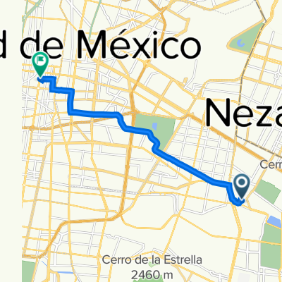 Eje Vial 5 S 850EDIF D4 DEPTO 102, Iztapalapa to Callejón San Antonio Abad 32, Cuauhtémoc