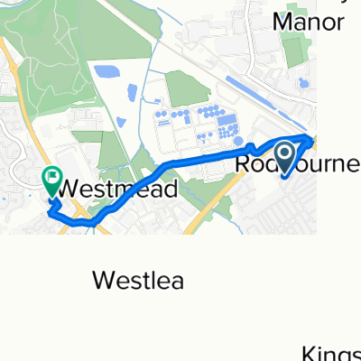 24 Mannington Park, Swindon to 7 Dennis St, Swindon