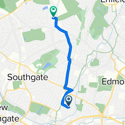 2–32 Lightcliffe Road, London to 2 Florey Sq, London