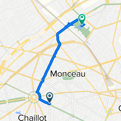 1–3 Rue Washington, Paris à 45 Rue Bernard Buffet, Paris