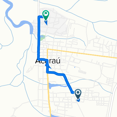 Rua Maria Valéria Vitoriano, 51, Acaraú a Rua Vicente de Paula Costa, 167, Acaraú