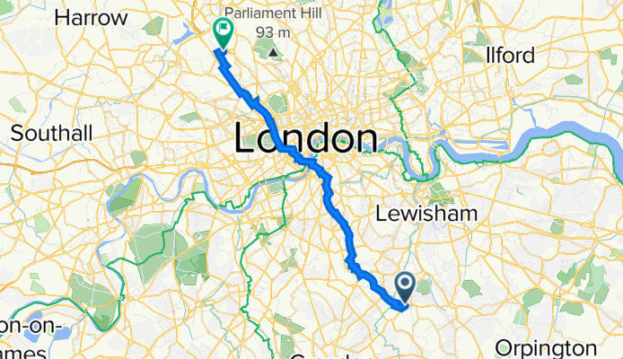 95 Montague Lodge, Rectory Road, Beckenham to 34 Caddington Road, London